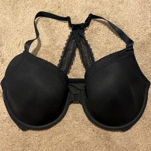 Auden Black Racer-back bra